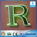 high quality waterproof customized led 3d acrylic letter r made in China